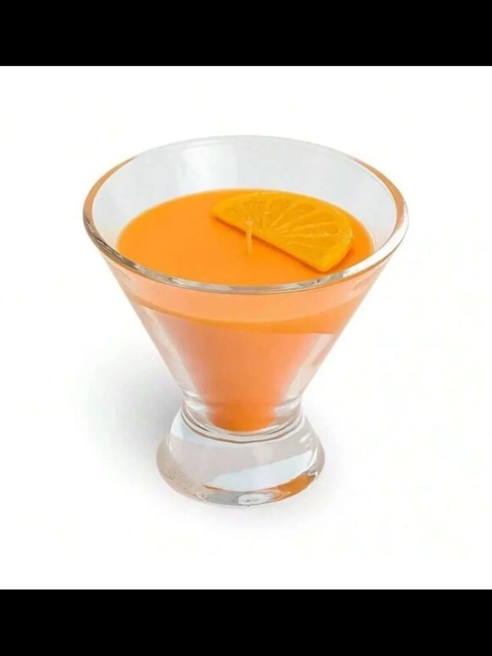 Orange Scented Candle in Glass Votive